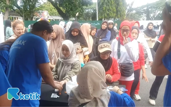 Thumbnail Berita - Cegah TBC Sejak Dini, TP PKK Lebak dan IDI Gelar Cek Kesehatan Gratis di CFD Rangkasbitung