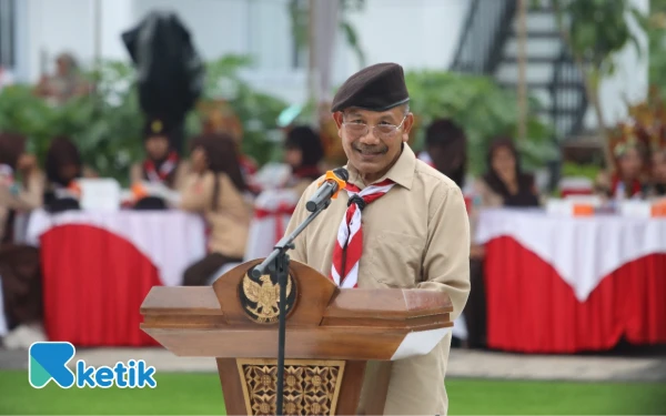 Thumbnail Berita - Badrodin Haiti Apresiasi HKTI Gandeng Kwarda Jatim Libatkan Kader Pramuka Tanam Jagung Serentak