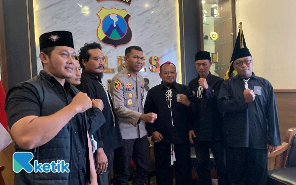PSHT Cabang Kabupaten Blitar Serahkan Legalitas Resmi ke Polres, Sinergi Makin Kuat