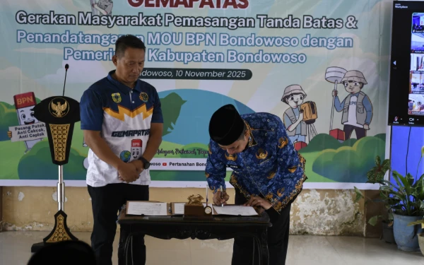 Thumbnail Bondowoso Gelar GEMAPATAS: Pastikan Batas Tanah Jelas dan Terukur untuk Warga