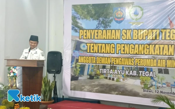 Thumbnail Berita - Bupati Tegal Rombak Dewan Pengawas Perumda Tirta Ayu, Targetkan Peningkatan Pelayanan dan Perluasan Jangkauan