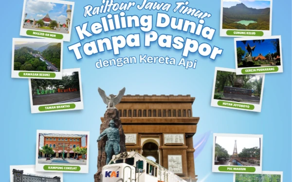 Thumbnail Berita - Keliling Dunia Tanpa Paspor! KAI Daop 7 Madiun Hadirkan Program Wisata Rail Tour Jawa Timur