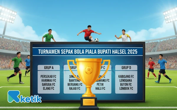 Thumbnail Hasil Drawing of Lots 28 Besar Piala Bupati Halsel 2025, Delapan Grup Resmi Terbentuk