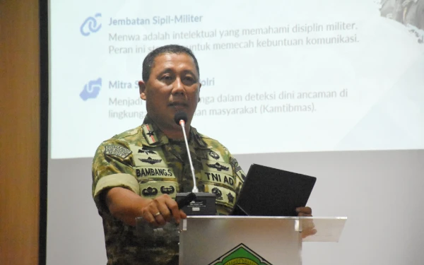 Thumbnail DIY Hadapi Ancaman Multidimensi, Danrem 072 Ajak Mahasiswa Tingkatkan Kesiapsiagaan