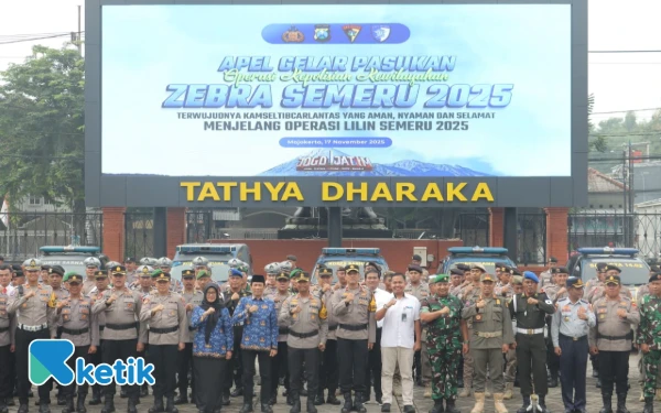 Thumbnail Berita - 14 Hari Tertib Lalu Lintas di Mojokerto, Operasi Zebra Semeru 2025 Dimulai