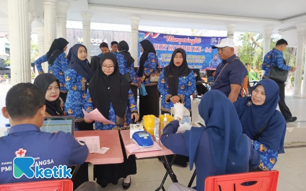 Thumbnail Berita - HUT Ke-54 KORPRI, Pemkot Langsa Gelar Baksos Kumpulkan 35 Kantong Darah