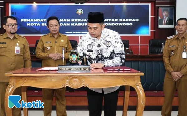 Thumbnail Berita - Pemkot Blitar dan Pemkab Bondowoso Jalin Kolaborasi Tingkatkan Nilai SAKIP