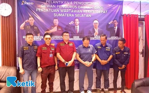Thumbnail Resmi Dikukuhkan, DPD PWRC Sumatera Selatan Siap Tingkatkan Profesionalitas Jurnalis 2025–2030