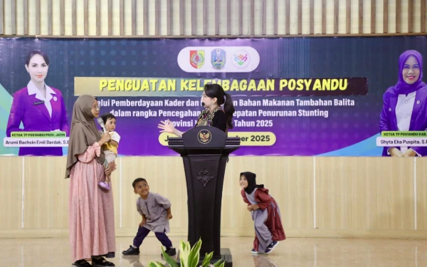 Thumbnail Berita - Percepat Penurunan Stunting, Arumi Bachsin Soroti Intervensi Gizi dan Penguatan Posyandu