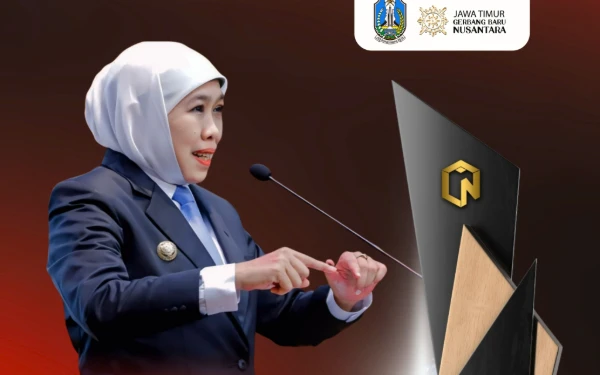 Thumbnail Khofifah Efek! Kebijakan Jatim Raih Penghargaan Nasional, Bukti Nyata Kesejahteraan Meningkat