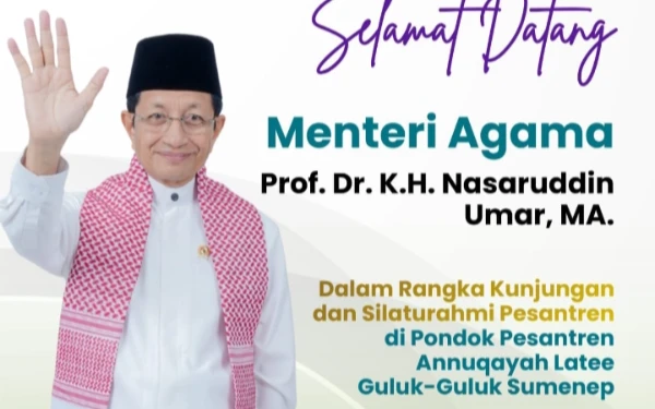 Kunjungi Pesantren Annuqayah Latee, Menteri Agama Nasaruddin Umar Dapat Sambutan Hangat