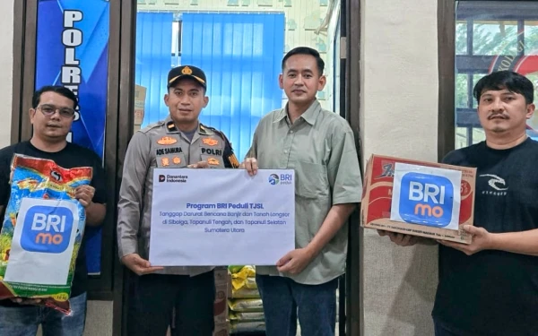 Thumbnail Berita - Peduli Korban Bencana Sumut, BRI BO Kotapinang Kirim Kebutuhan Darurat