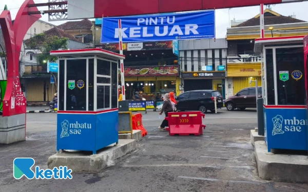 Ini Tiga Titik Gate Parkir di Kawasan Alun-Alun Kota Batu   ‎