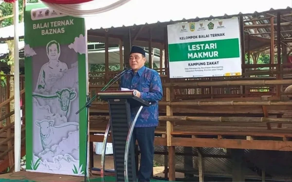 Thumbnail Berita - Wabup Pemalang Resmikan Balai Ternak Lestari Makmur Binaan Baznas di Warungpring