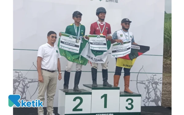 Thumbnail Berita - Kejurnas Horseback Archery di Gunung Kelud Jadi Ajang Pembinaan Nasional, Jawa Timur Juara Umum