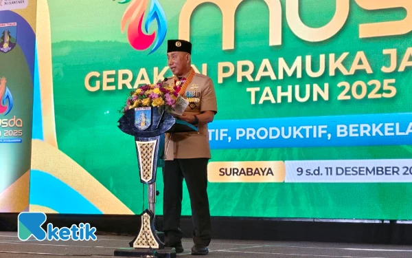 Thumbnail Kembali Dipercaya Pimpin Pramuka Jatim, Kak Arum Sabil Siap Jalankan Amanah