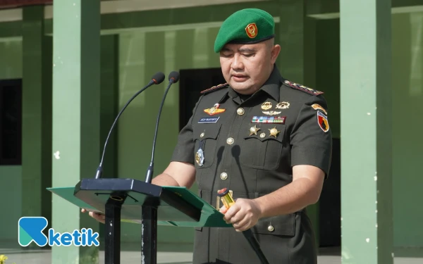 Thumbnail Berita - Dandim Bojonegoro Pimpin Upacara Peringatan Hari Juang TNI AD 2025
