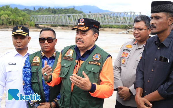 Tinjau Wilayah Banjir Darul Makmur, Bupati Nagan Raya Salurkan 61 Ton Beras