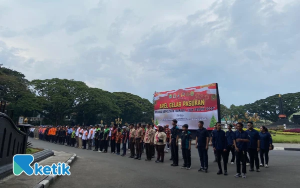 Thumbnail Siaga Nataru, 400 Personel Kepolisian Siap Amankan Ibadah Natal dan Antisipasi Bencana di Kota Malang