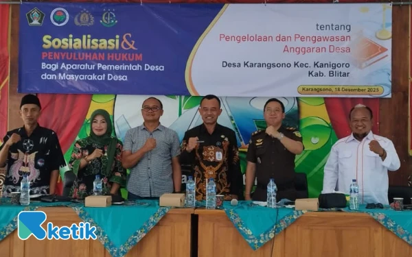 Thumbnail Berita - Duduk Semeja dengan Aparat, Karangsono Blitar Siapkan Tata Kelola Desa Taat Aturan