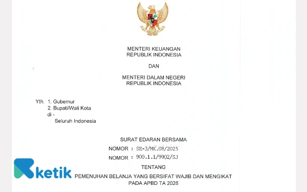 Thumbnail APBD Diperketat, Surat Dua Menteri Mengunci Belanja Daerah