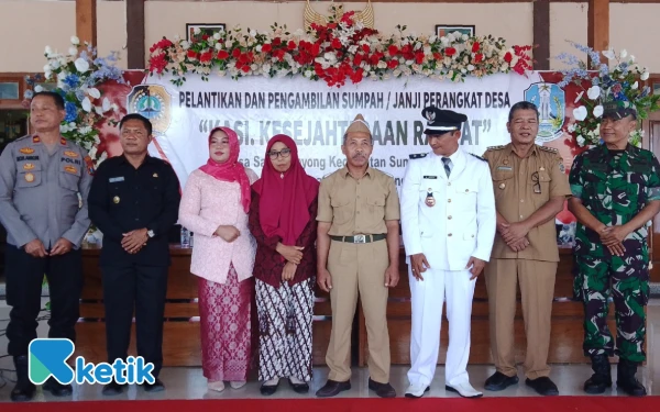 Thumbnail Pemdes Sambirobyong Lantik Kasi Kesra Baru, Abdul Ghofur Resmi Diambil Sumpah