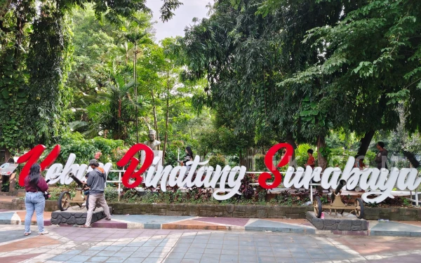 Thumbnail Awal Tahun 2026 Kebun Binatang Surabaya Diserbu Pengunjung, 3 Wahana Ini Jadi Favorit