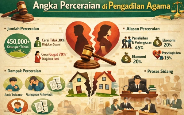 Cerai Gugat Dominan, PA Labuha Beber Lonjakan Perceraian di Halsel 2025
