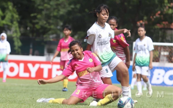 Thumbnail Berita - Persegres Putri Akhirnya Raih Poin Perdana di Turnamen Sepak Bola Putri U-15