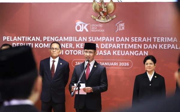 Thumbnail Lantik Pejabat Baru, OJK Perkuat Pengawasan dan Percepat Transformasi Organisasi