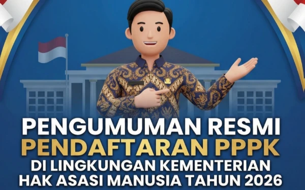 Thumbnail Berita - Kabar Baik Pejuang ASN, Kementerian HAM Resmi Buka Pendaftaran PPPK 2026