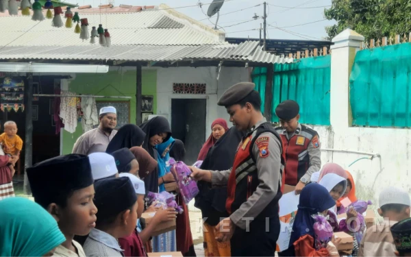 Lewat Program Passaber, Samapta Polres Situbondo Peduli Santri Ponpes Nurur Rahman