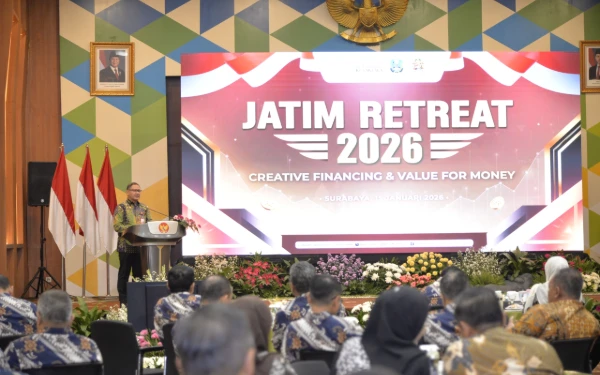 Thumbnail Jatim Retreat 2026! Paparan di Hadapan Gubernur Khofifah, Kadisdik Dorong SMK BLUD Perkuat Jejaring Vokasi dan Kolaborasi DUDI