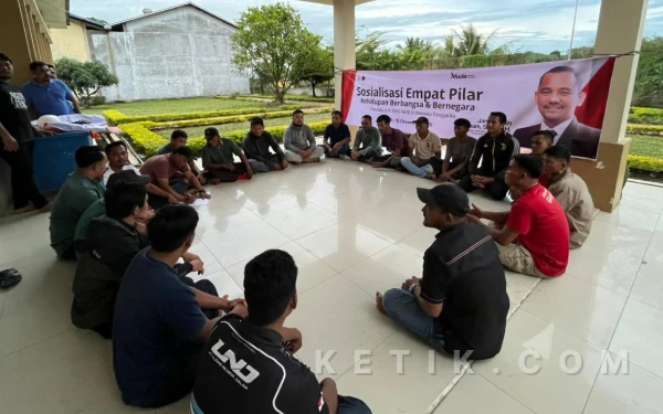 Thumbnail Berita - Pelaku UMKM Abdya Ikut Sosialisasi Empat Pilar Bersama Jamaluddin Idham