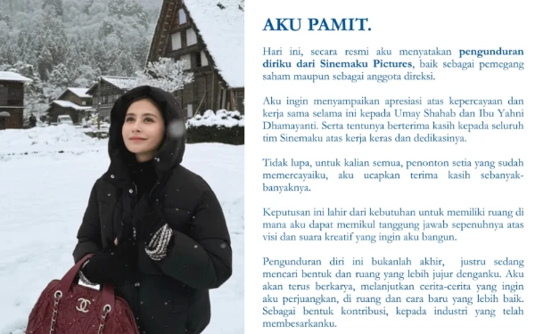 Usai 6 Tahun Berkarya, Prilly Latuconsina Mundur dari Sinemaku Pictures