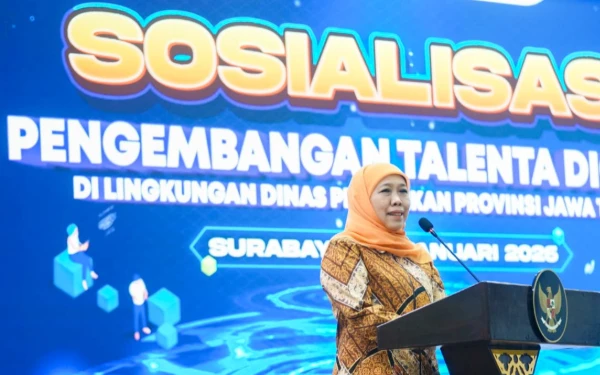 Thumbnail Ribuan Tenaga Pendidik di Jatim Ikuti Sosialisasi Program Pengelolaan Talenta Digital Nasional