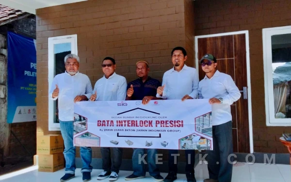 Thumbnail Berita - Proyek Bedah Rumah Apersi Korwil Malang Raya Tuntas, PT Varia Usaha Beton Tunjukkan Keistimewaan Bata Interlock