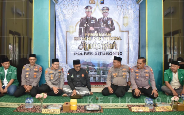 Thumbnail Berita - Perkuat Sinergitas, Polres Situbondo dan Ansor Gelar Pembinaan Rohani dan Mental
