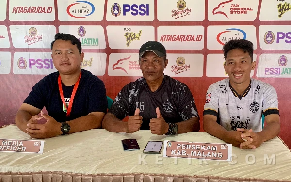 Thumbnail Berita - Tumbang dari Persikoba, Pelatih Persekam: Pemain Absen 6, Persikoba Lebih Beruntung