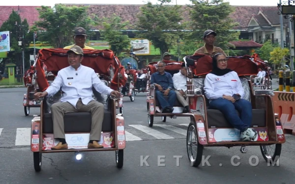 Thumbnail Berita - 200 Becak Listrik Perkuat Nafas Ekonomi Rakyat Bondowoso