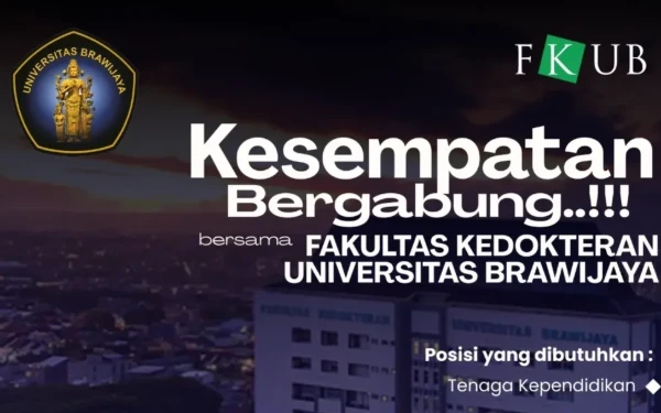 Thumbnail Berita - Fakultas Kedokteran UB Buka Kesempatan Bergabung Sebagai Tenaga Kependidikan, Simak Persyaratannya!
