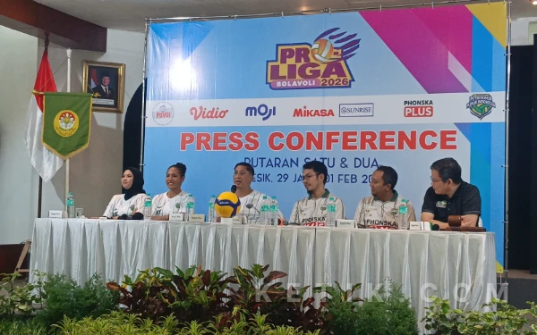 Thumbnail Berita - Tuan Rumah Gresik Phonska Plus Pupuk Indonesia Targetkan Sapu Bersih Putaran Pertama Proliga 2026