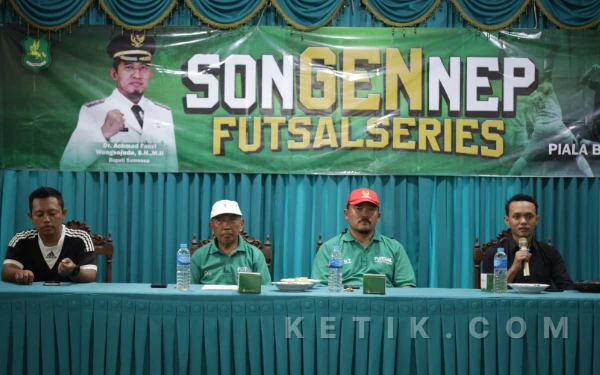 Thumbnail Berita - Diikuti 48 Tim, SonGENnep Futsal Series Piala Bupati 2026 Start Akhir Januari