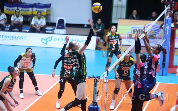 Thumbnail Berita - Gresik Phonska Plus Pupuk Indonesia Juara Putaran Pertama Proliga 2026, Usai Atasi Perlawanan Jakarta Livin Mandiri 3-2