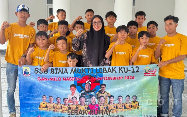 Thumbnail Berita - SSB Bina Mukti Wakili Banten, TP PKK Lebak Beri Semangat