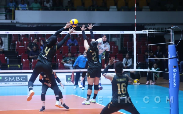 Thumbnail Berita - Proliga 2026 Seri Gresik, Jakarta Electric PLN Tutup Putaran Pertama Dengan Kalahkan Popsivo Polwan 3-0