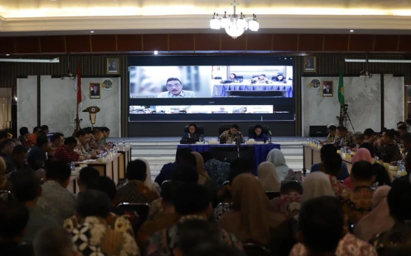 Buka Rakerda Kanwil BPN Jatim Provinsi, Sekjen ATR/BPN Tekankan Disiplin Anggaran