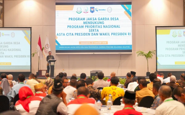 Dana Desa Sulsel Diperkuat Lewat Program Jaksa Garda Desa, Gandeng Kejaksaan Perkuat Pengawasan