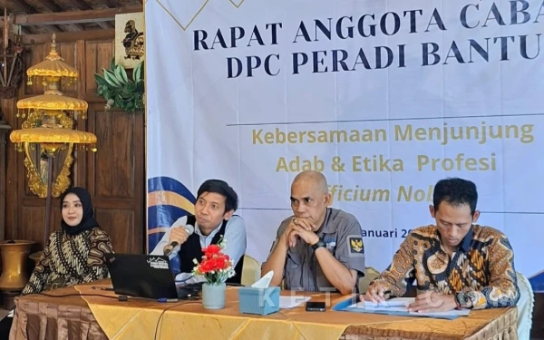 Thumbnail Berita - Rapat Anggota Cabang PERADI Bantul: Konsolidasi dan Mandat untuk B Halomoan Sianturi