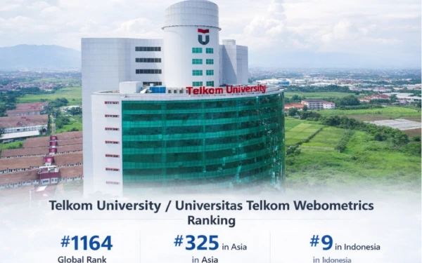 Thumbnail Berita - Telkom University Bandung Jadi PTS Nomor 1 di Indonesia Versi Webometrics 2026